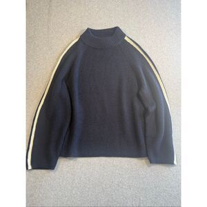 Velvet by Graham & Spencer Navy Teagan Mock Neck Sweater